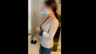 和秒射男朋友吵架，为了报复男朋友约我操她